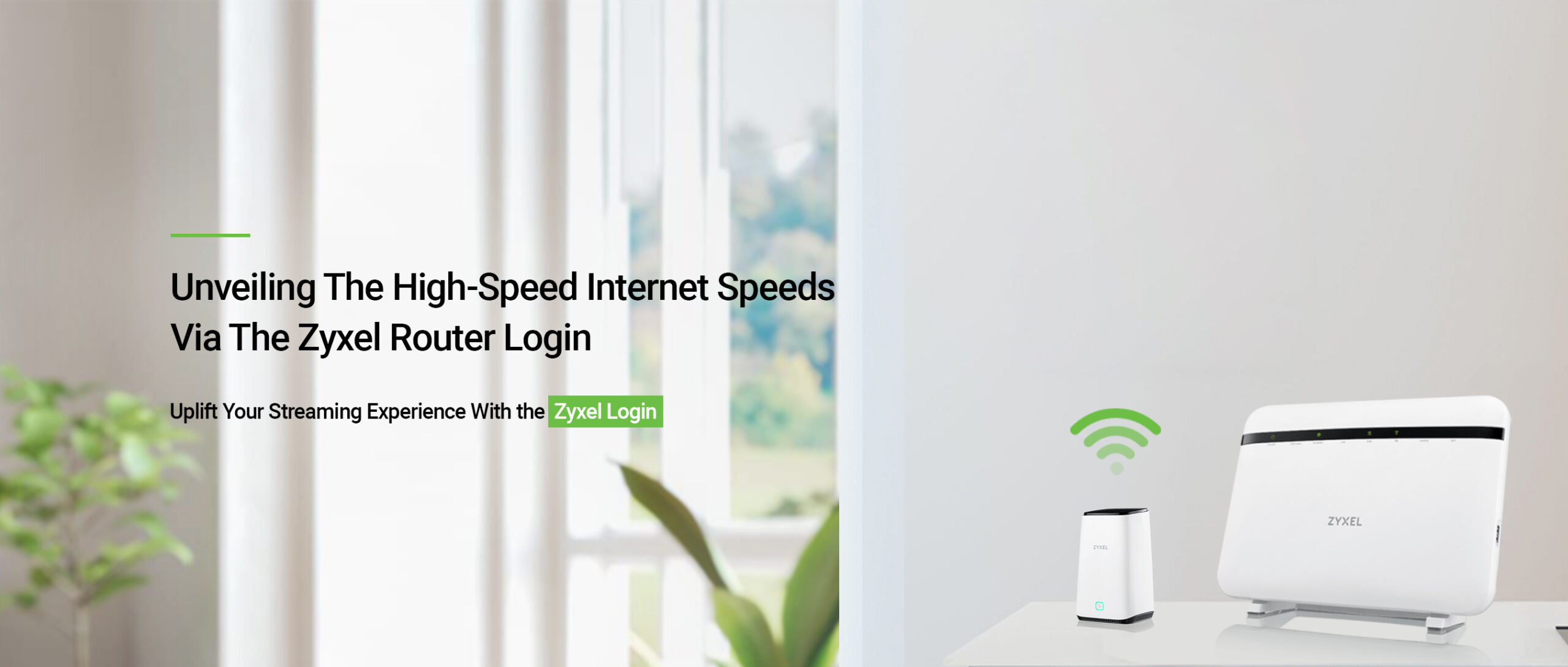 zyxel router banner